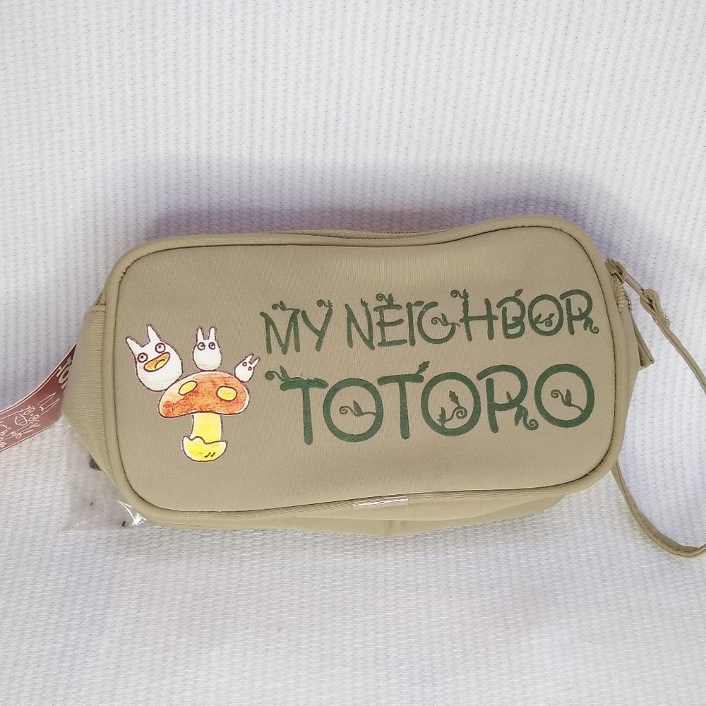 Vintage TOTORO canvas make-up/accessory bag.NWT
